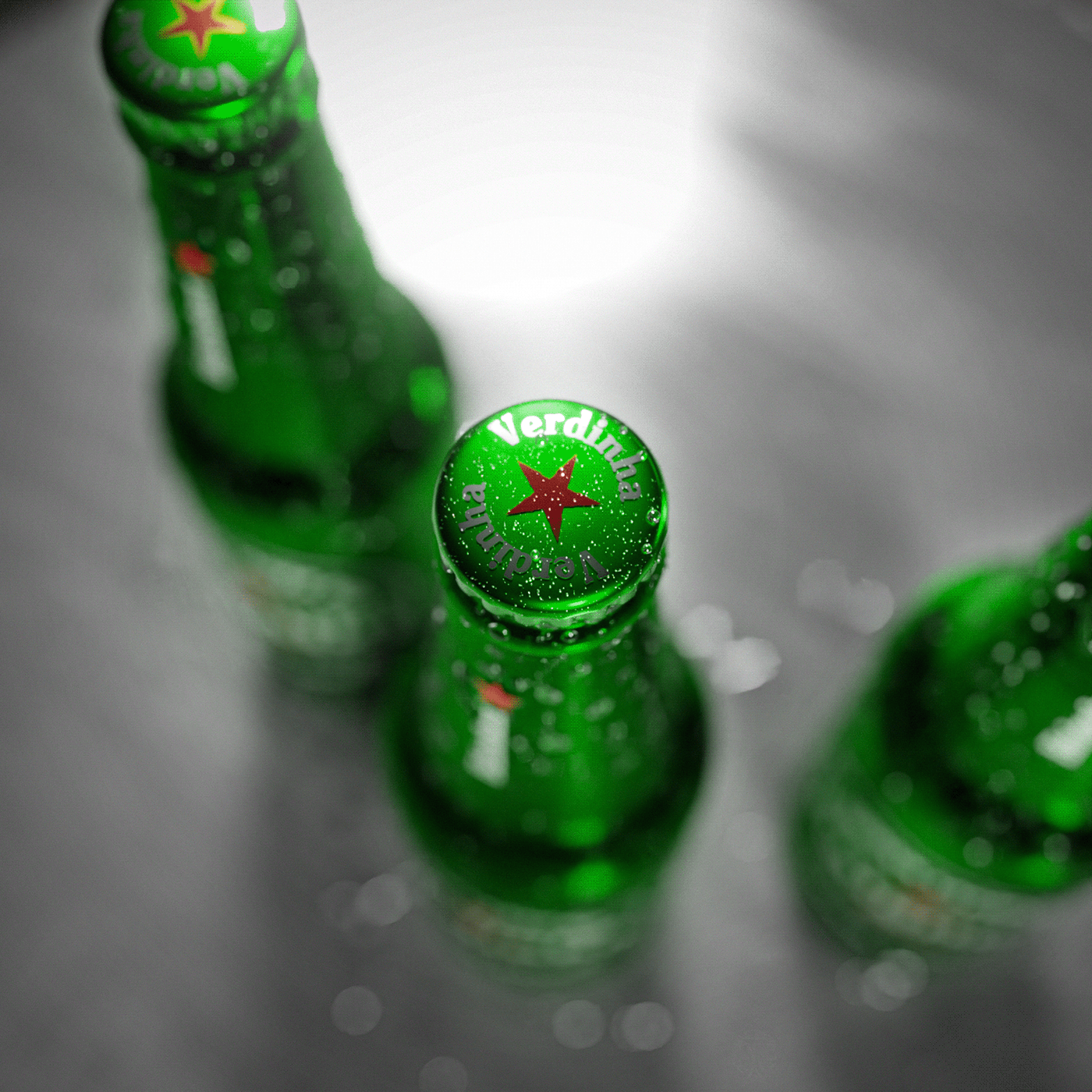 heineken beer Packshot Render 3D blender 3d modeling blender3d Packaging cervejaria