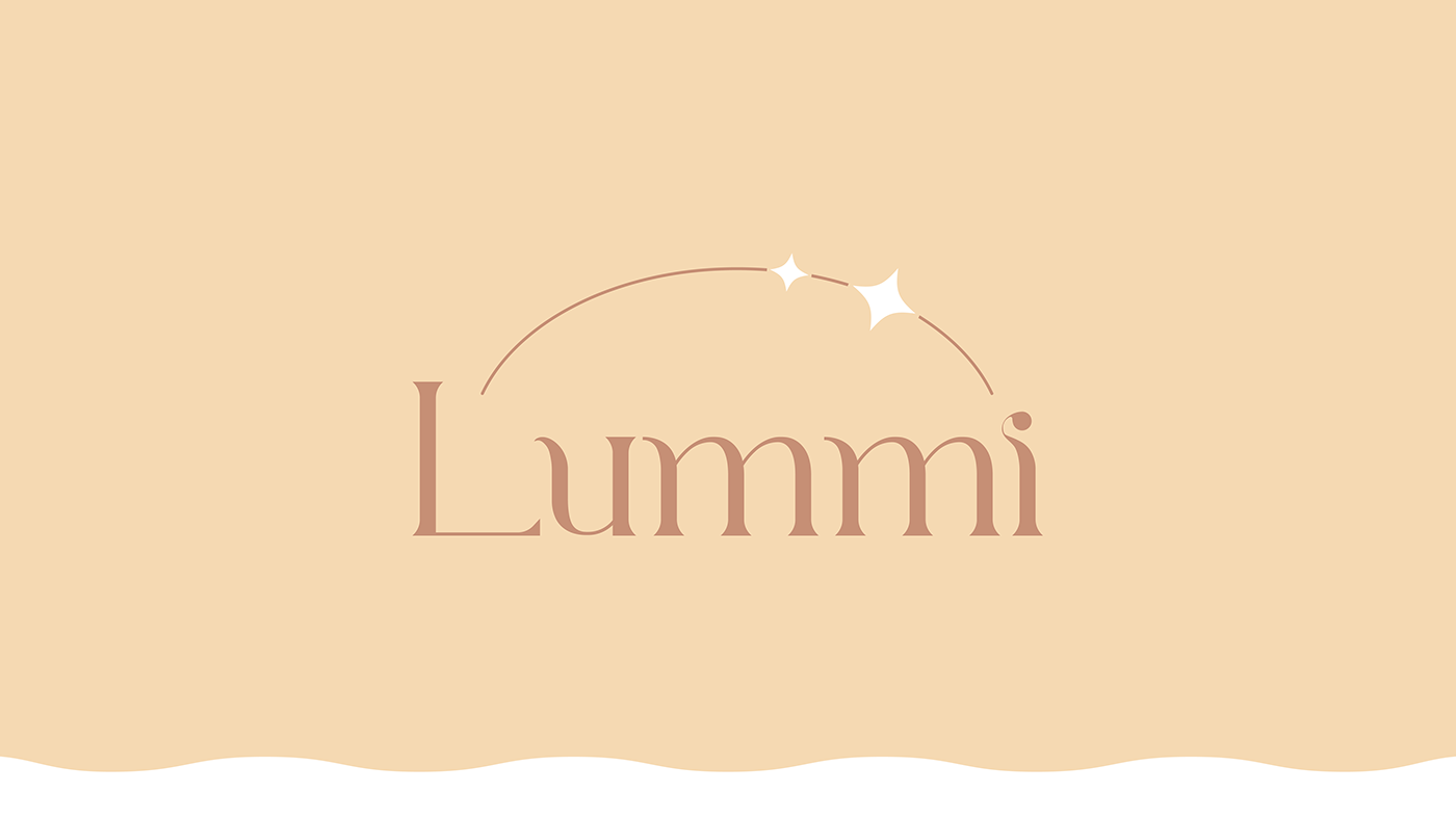 brand identity cosmetique identitévisuelle logo Logo Design lummi Packaging typography  