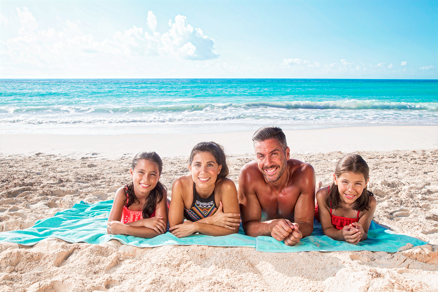 summer beach sea Caribbean family vacation