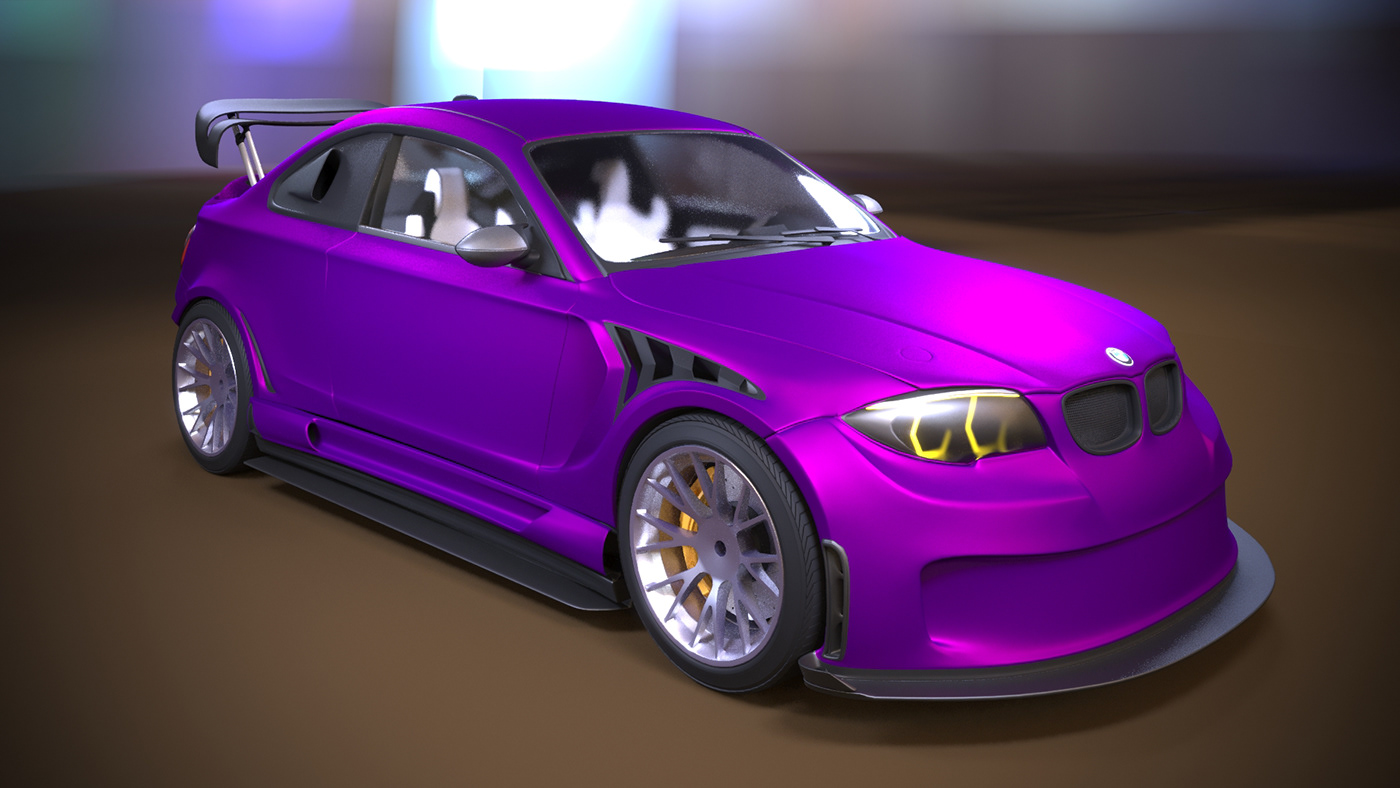 3d modeling 3D Visualization automobile BMW car Vehicle automotive   design