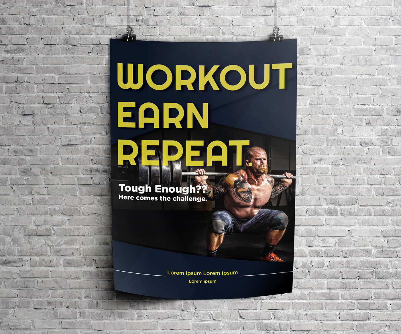 fitness gym poster workout motivation