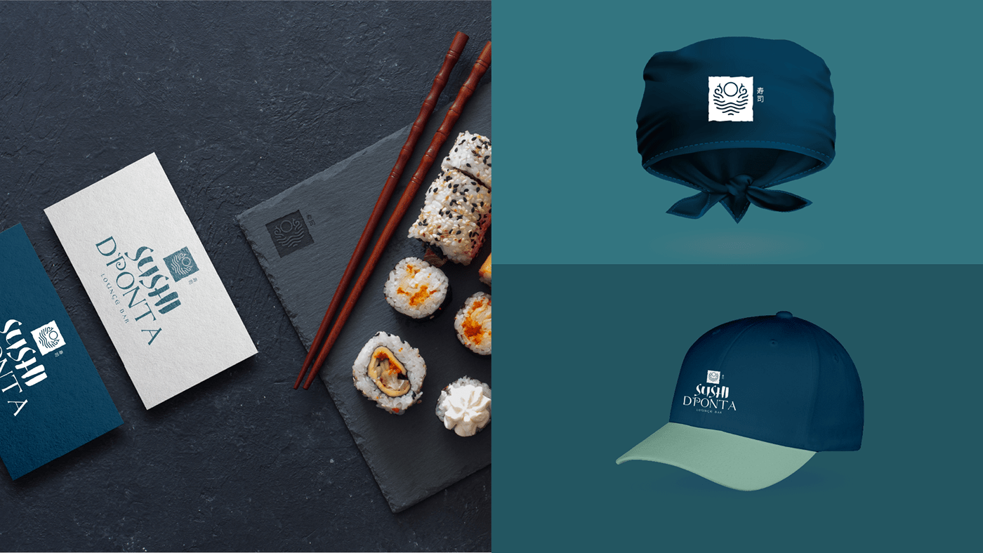 blue china Food  identidade Japão logo Logomarca Logotype marca oriental