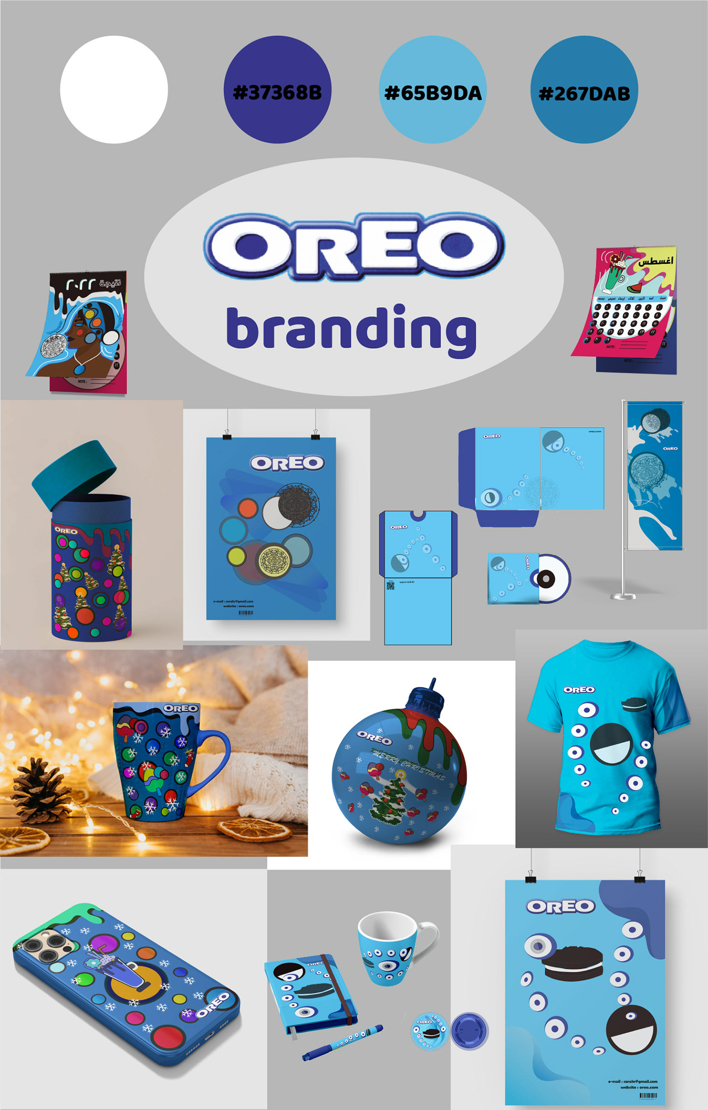 oreo branding  Brand Design Social media post brand identity design