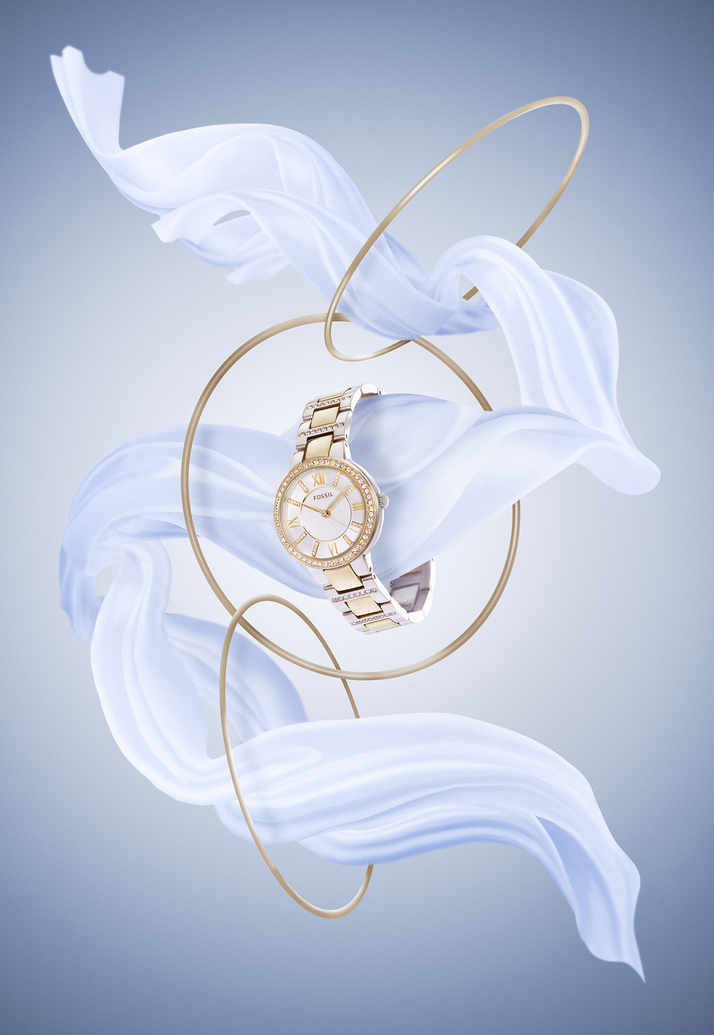 Advertising  commercial Fossil Product Photography watch