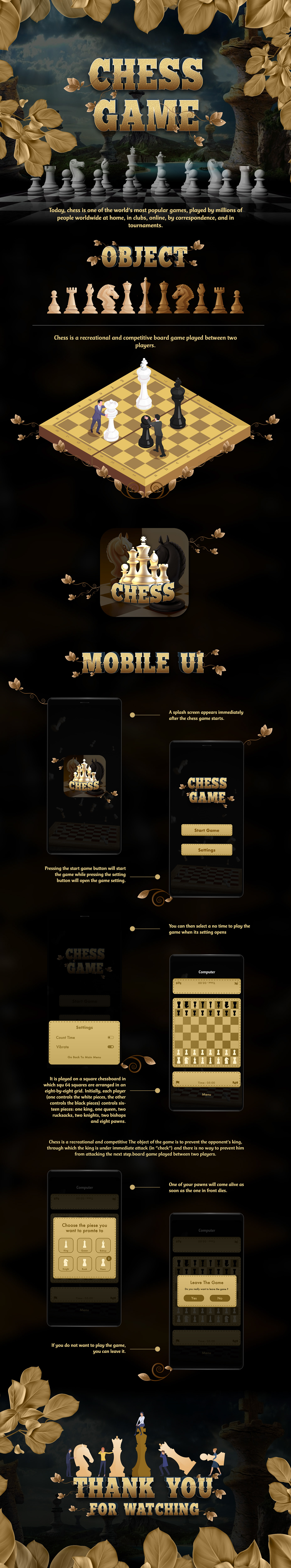 chess game UI/UXdesign