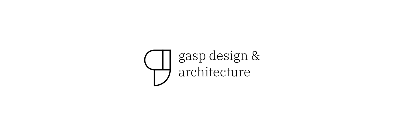 architecture identity logo minimal typography   black White Minimalism system