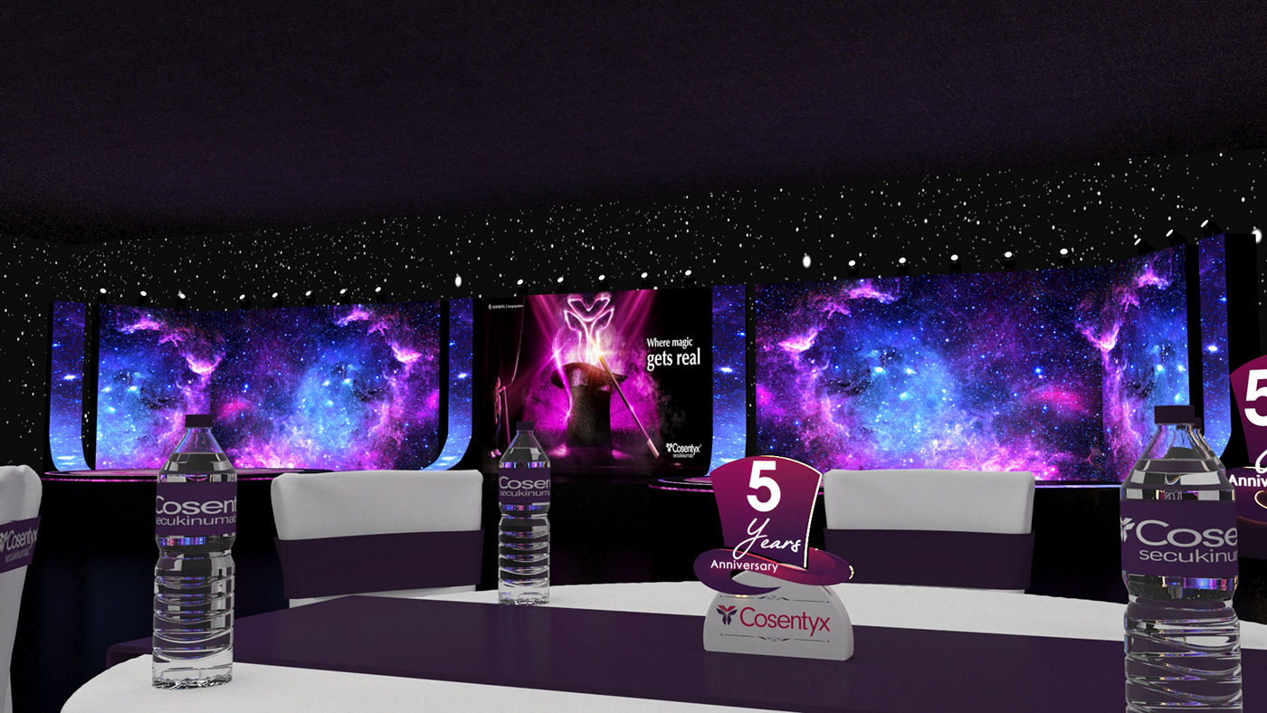 design Advertising  branding  Exhibition  Event 3D festival Novartis anniversary Stand