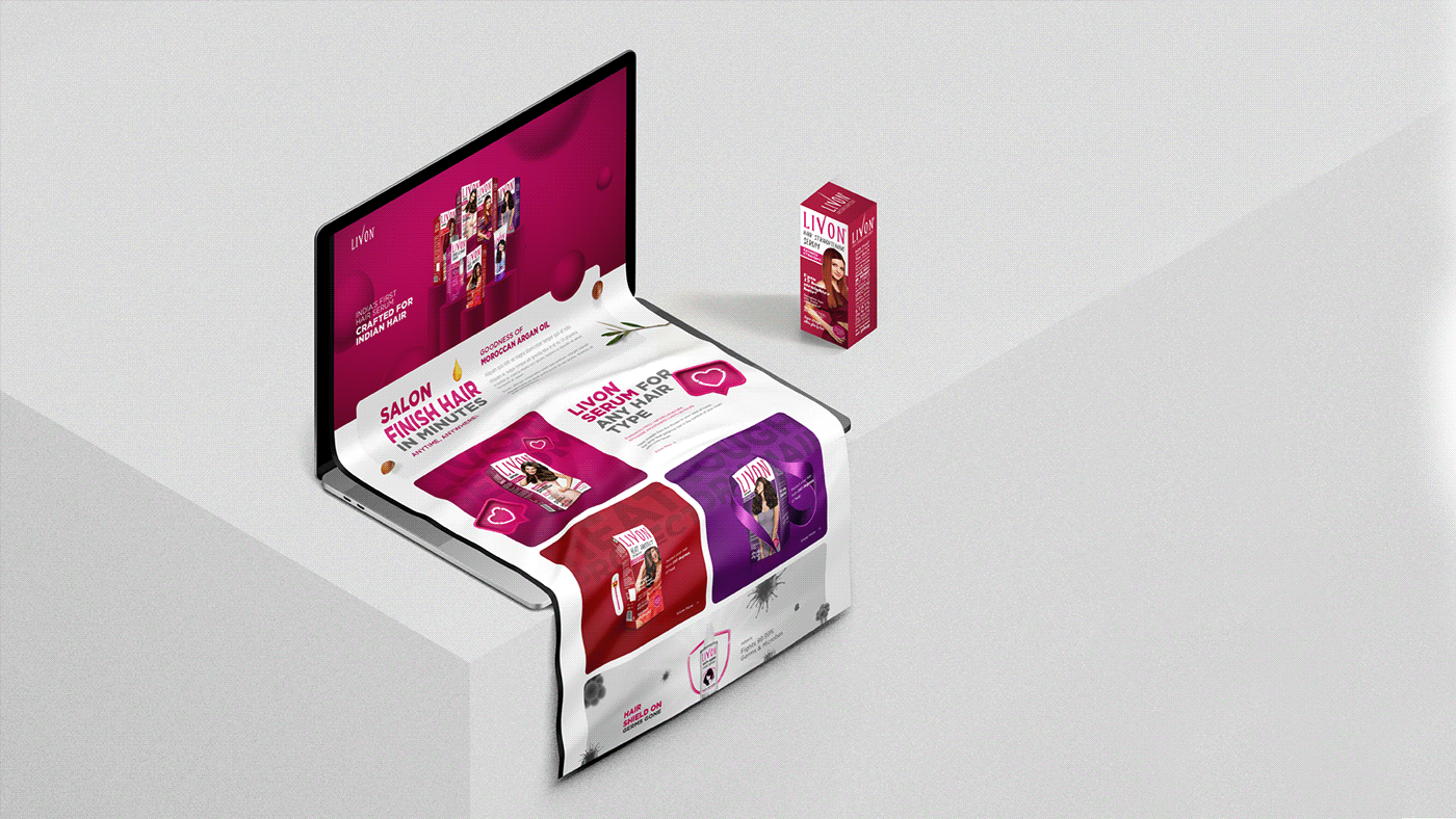 Advertising  Brand Design brand identity color hair Packaging pink social media typography   visual identity