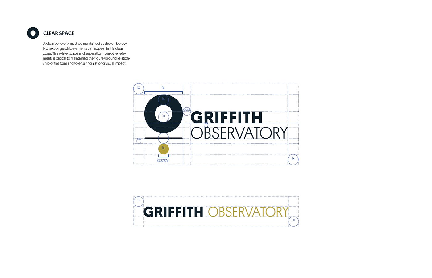 identity Griffith observatory branding  losangeles Space  adobeawards