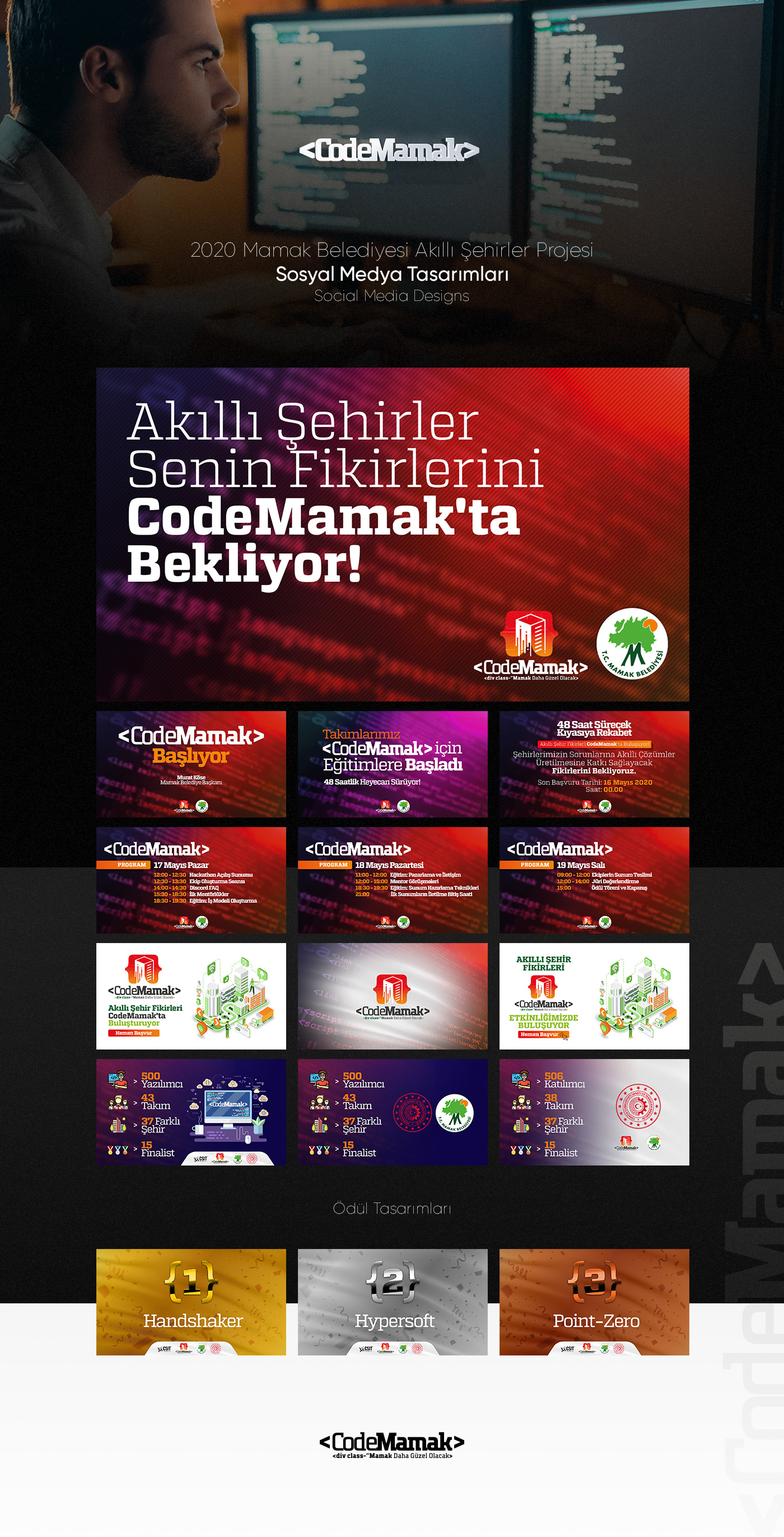 ankara code design graphic design  mamak photoshop portfolio Project SmartCity türkiye