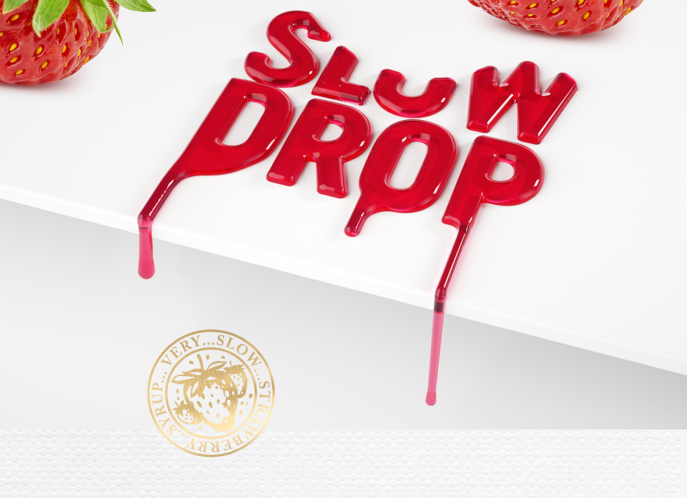 Slow drop 鸡尾酒糖浆包装设计
