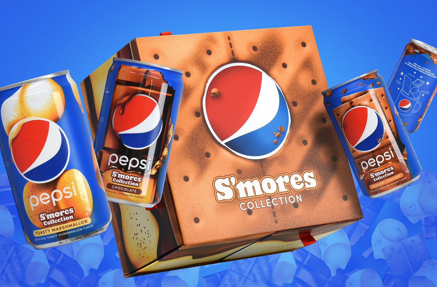 Influencer Unboxing Experience promoting the limited edition Pepsi S’mores collection.