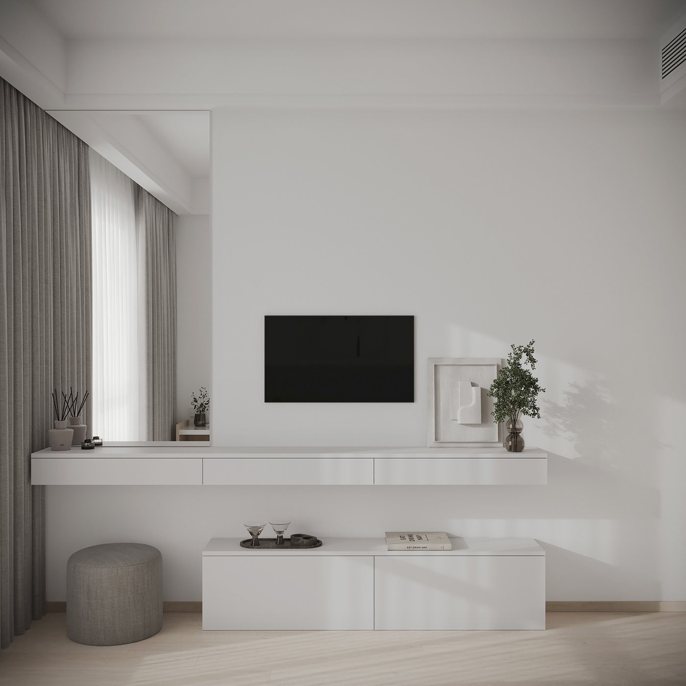 bedroom bedroom design Interior design visualization 3ds max corona Render