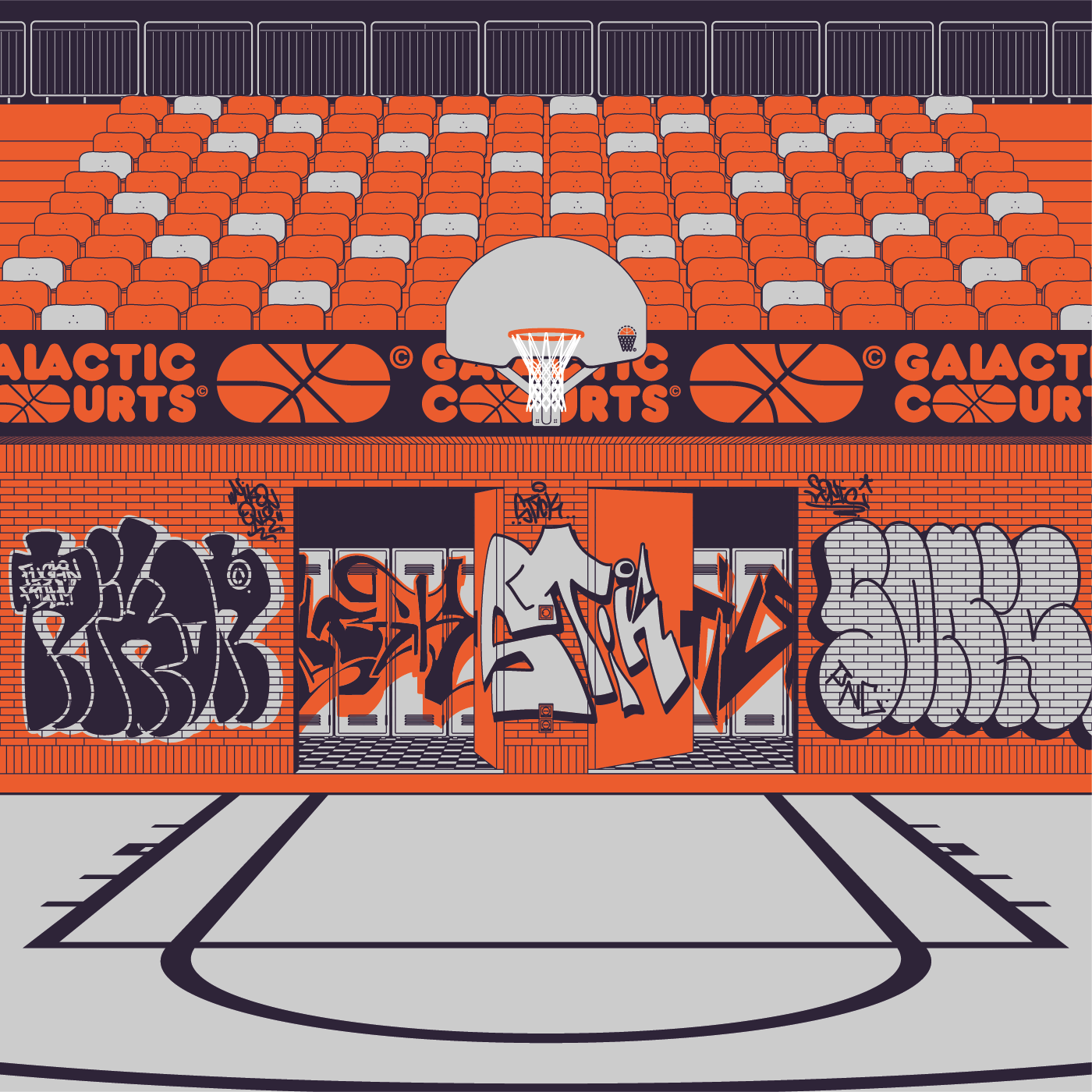 Backetbsll hoops basketball basketball art basketball design Exhibition  hungary ILLUSTRATION  print design  Graffiti Street Art 