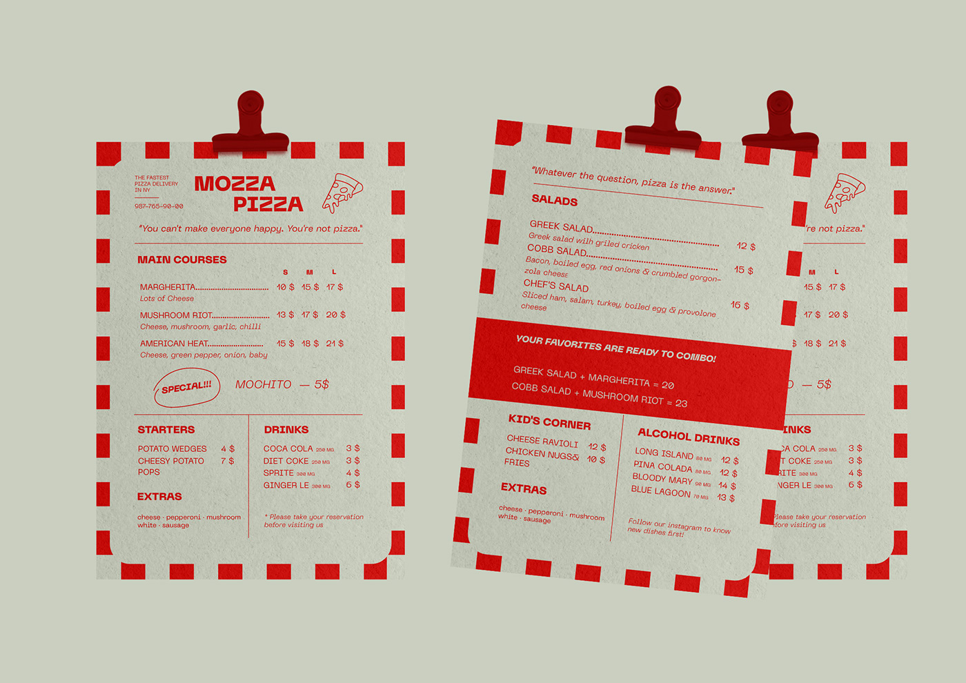 brand brand identity branding  Logo Design menu menu design Pizza pizza logo pizzeria visual identity