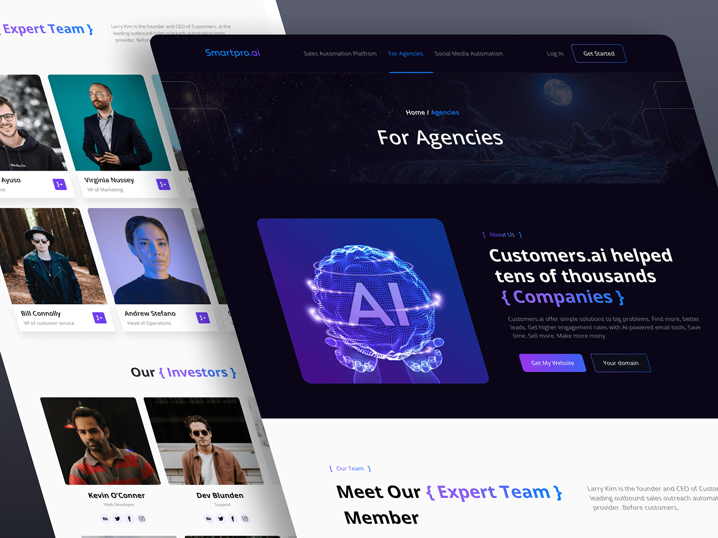 landing page landing page design Website Design ai landing page AI Website SEO Website artificial intelligence Ai Tools automation SEO Landing Page