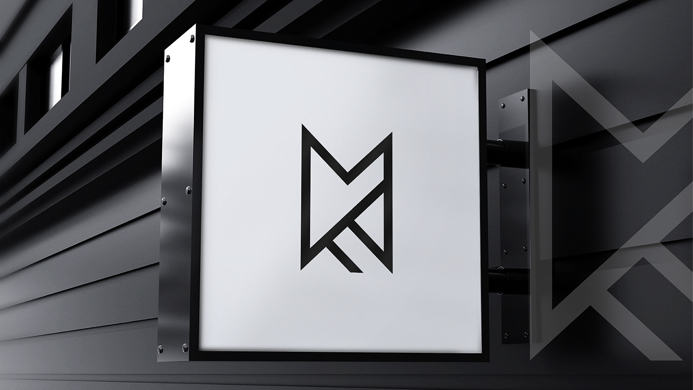 brand brand identity branding  letter logo Logo Design logofolio logomark Logotype m+k logo Modern Logo