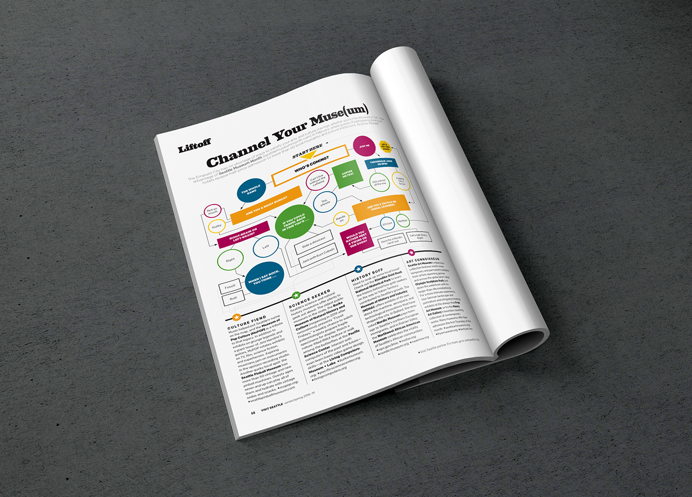 editorial editorial design  print Layout magazine print layout graphic design  chart flow chart