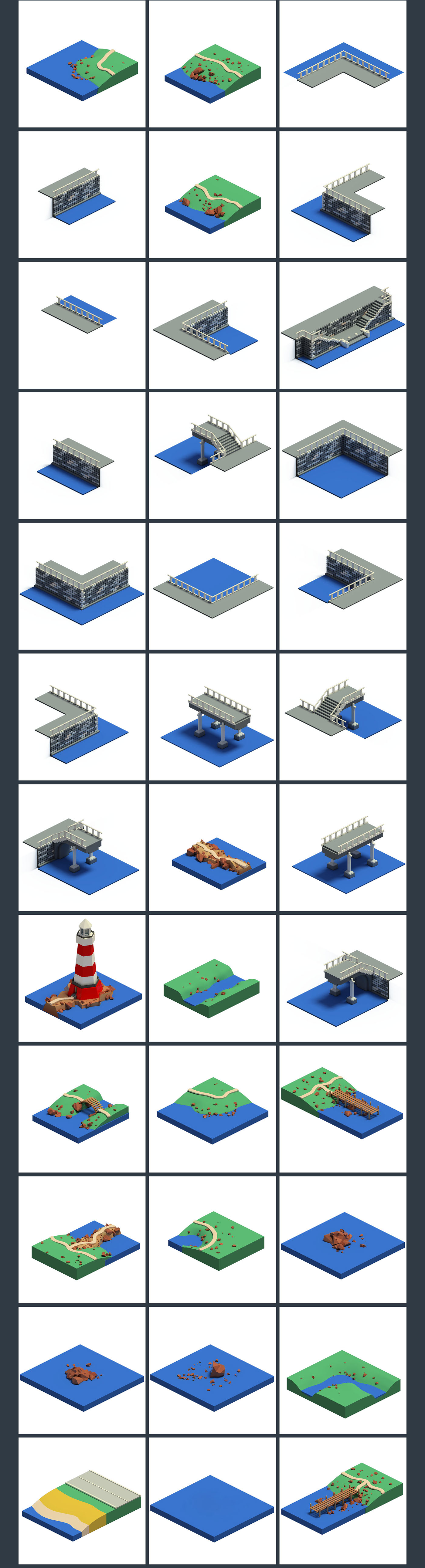 maps Isometric 3D infographics real estate Website people vehicles