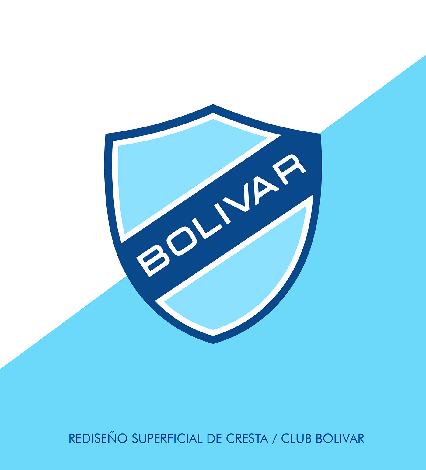 bolivia clubbolivar escudo de futebol football Futbol La Paz redesign