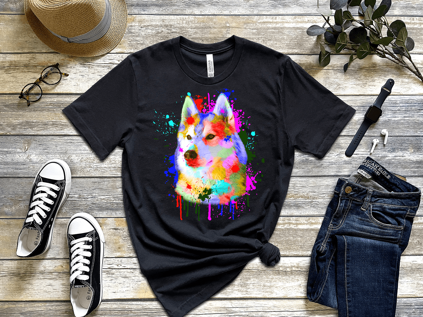 animal animals Pet Splash color splash watercolor T Shirt t shirt design t-shirt T-Shirt Design watercolor