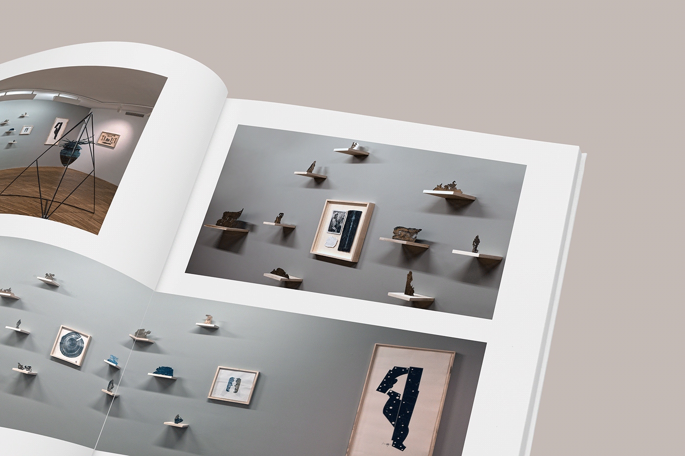 artist catalogue Catalogue print Layout typography   book design InDesign editorial design  grid design Pubblication
