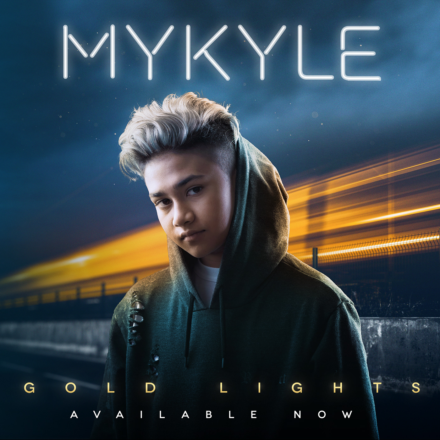Mykyle Gold lights gold blue neon south african music