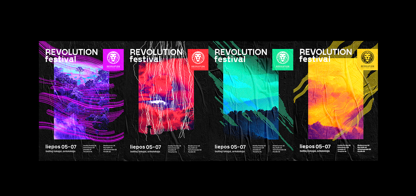 branding  generative design graphic motion festival identity revolution music coding