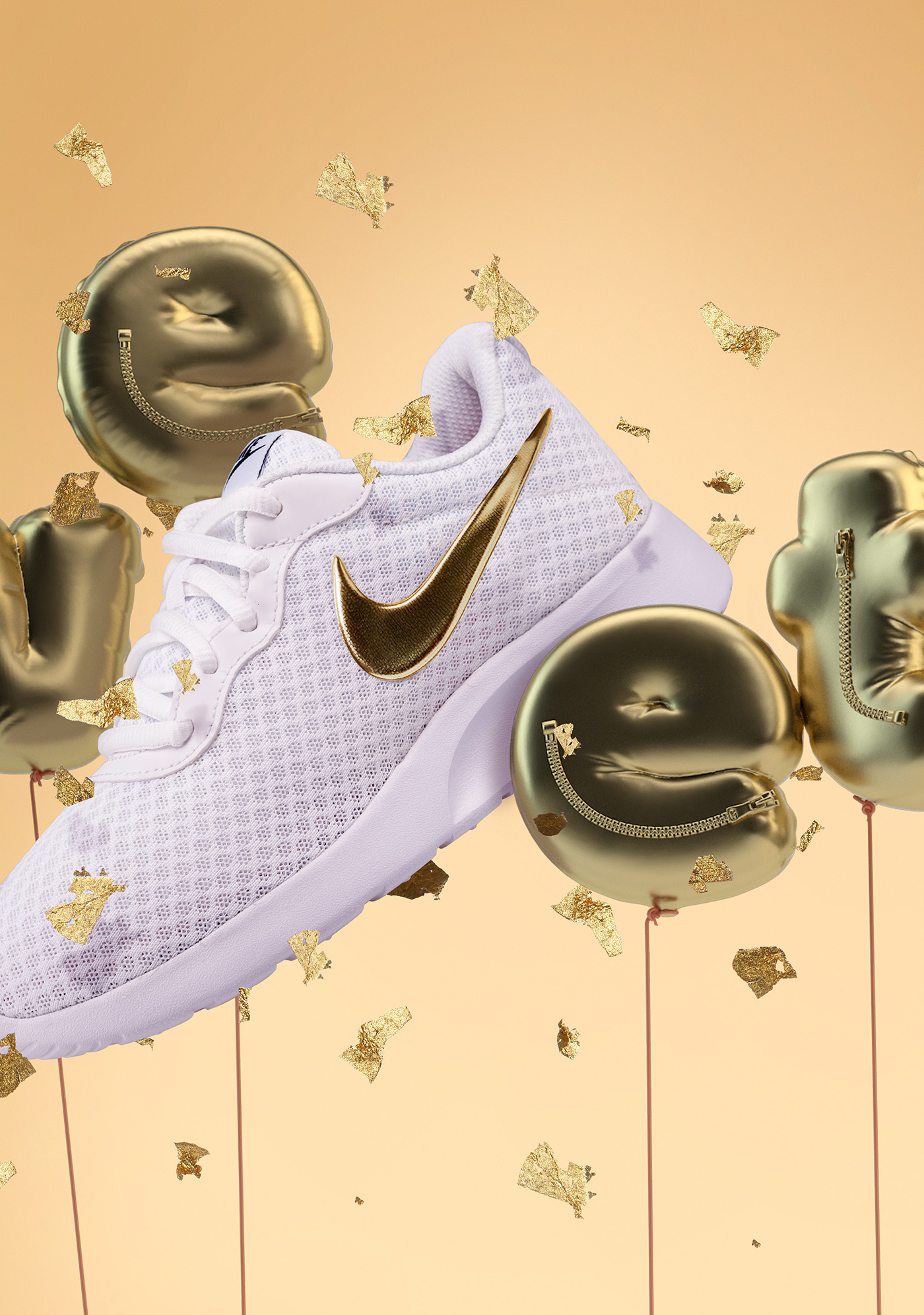 Easter instagram Nike kicks sweet type 3D sneakers balloon Duotone