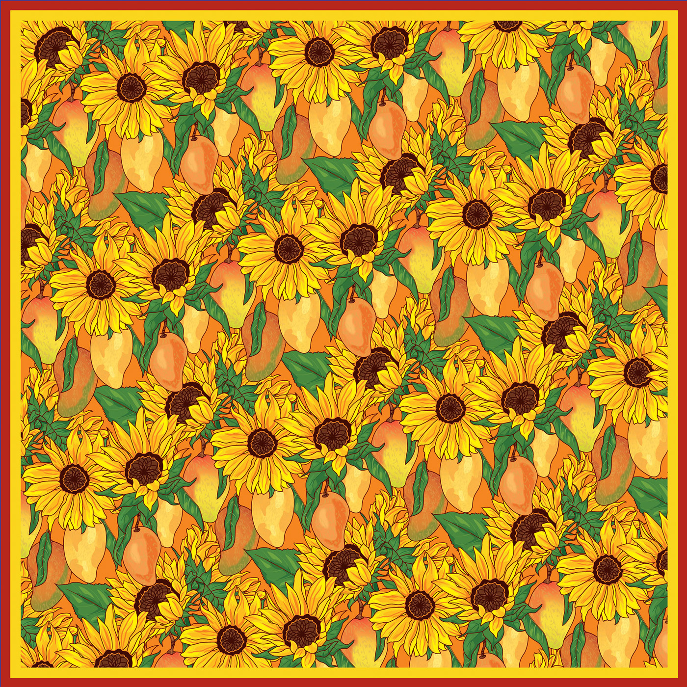 textiledesign patterndesign surfacepatterndesign printpattern floralillustration DIGITALDRAWING patterngraphic DigitalIllustration floralpattern scarfdesign