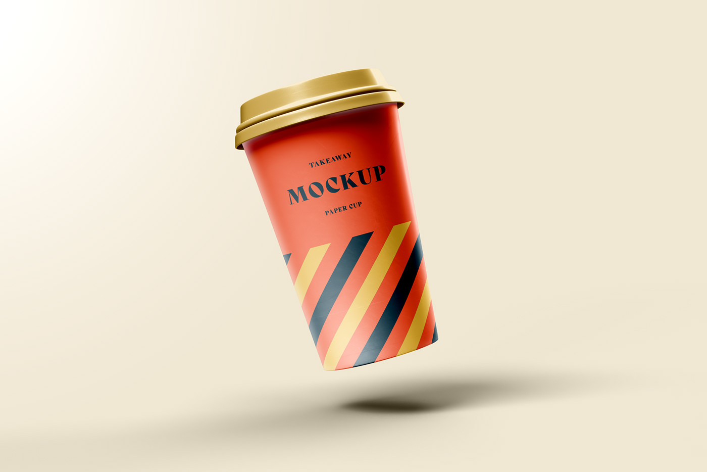 branding  cappuccino Coffee drink free Mockup Mug  Packaging Paper Cup tea