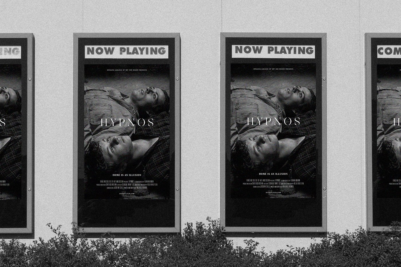 branding  Film   Hypnos movie poster Shadows social thesis train Website
