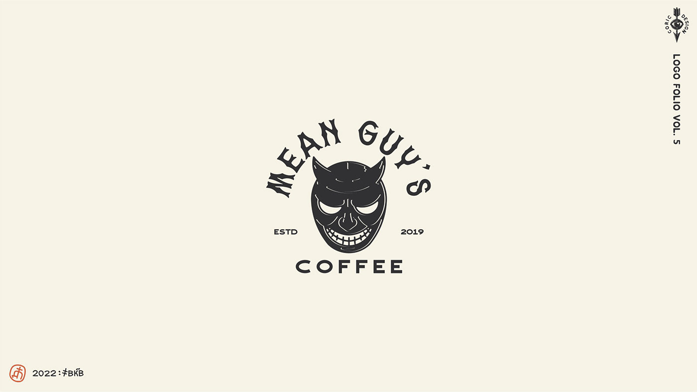 Mean Guy's Coffee Logo Design
