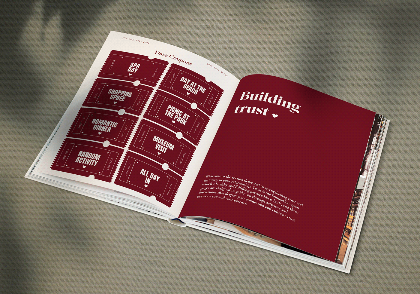 journal design book branding  Graphic Designer marriage wedding Love heart