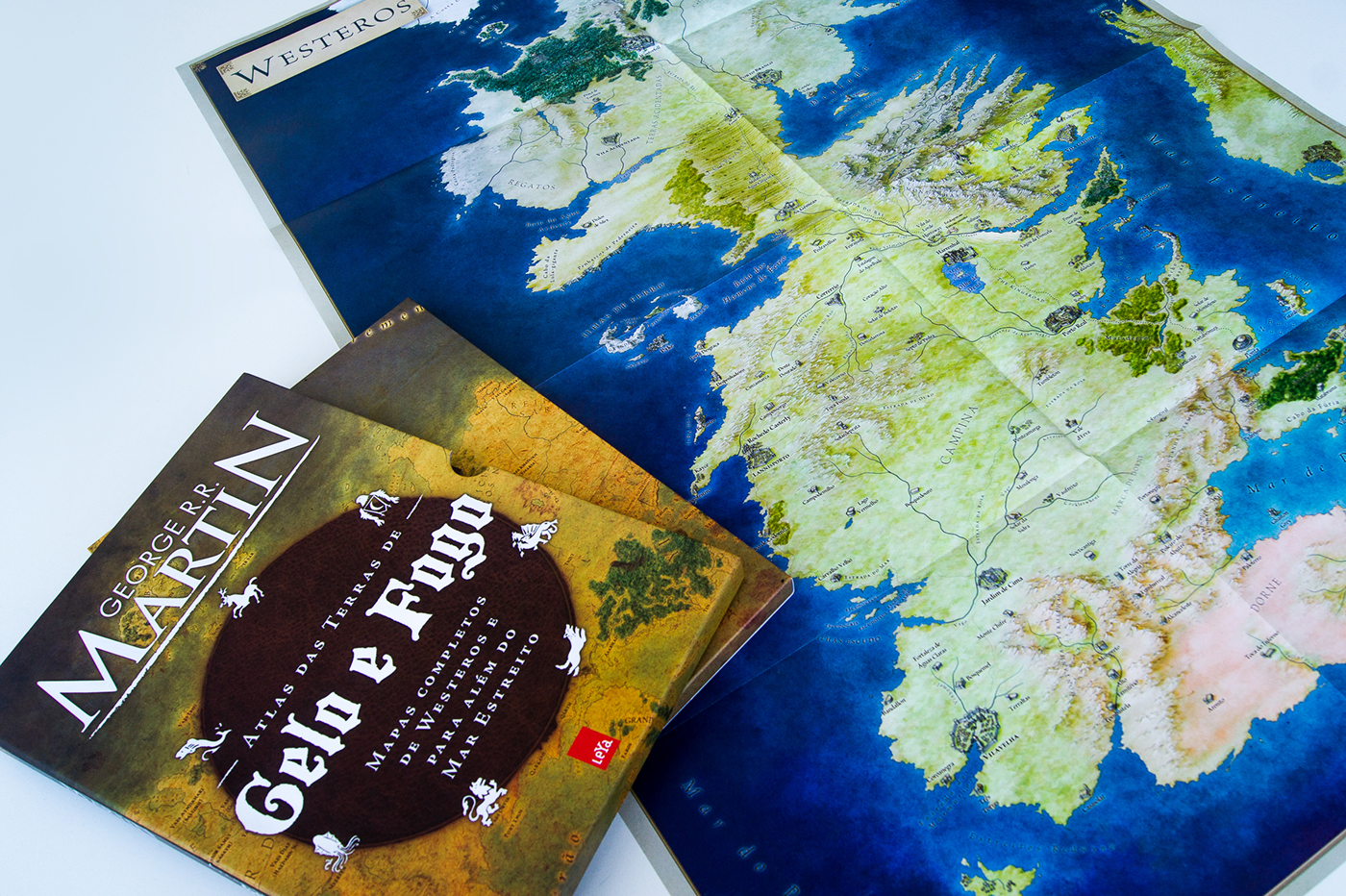design gráfico hardcase maps graphic design  george martin songs of ice and Fire