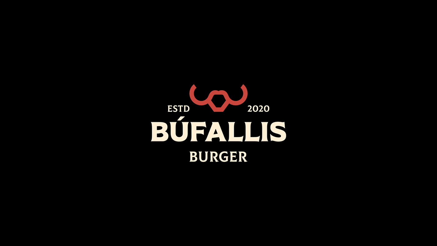 burger identidade visual Buffalo hamburgueria Hamburgueria Artesanal Idvisual branding  Burger Logo
