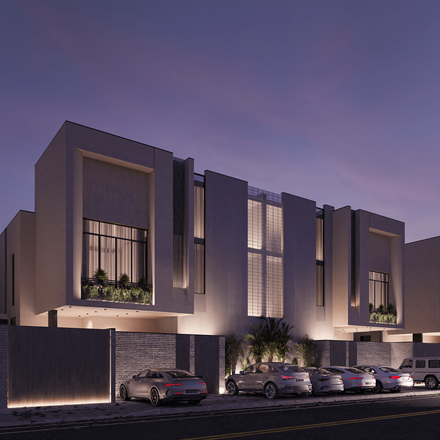 architecture exterior facade Facade design KSA Saudi Arabia Villa villadesign attached villa