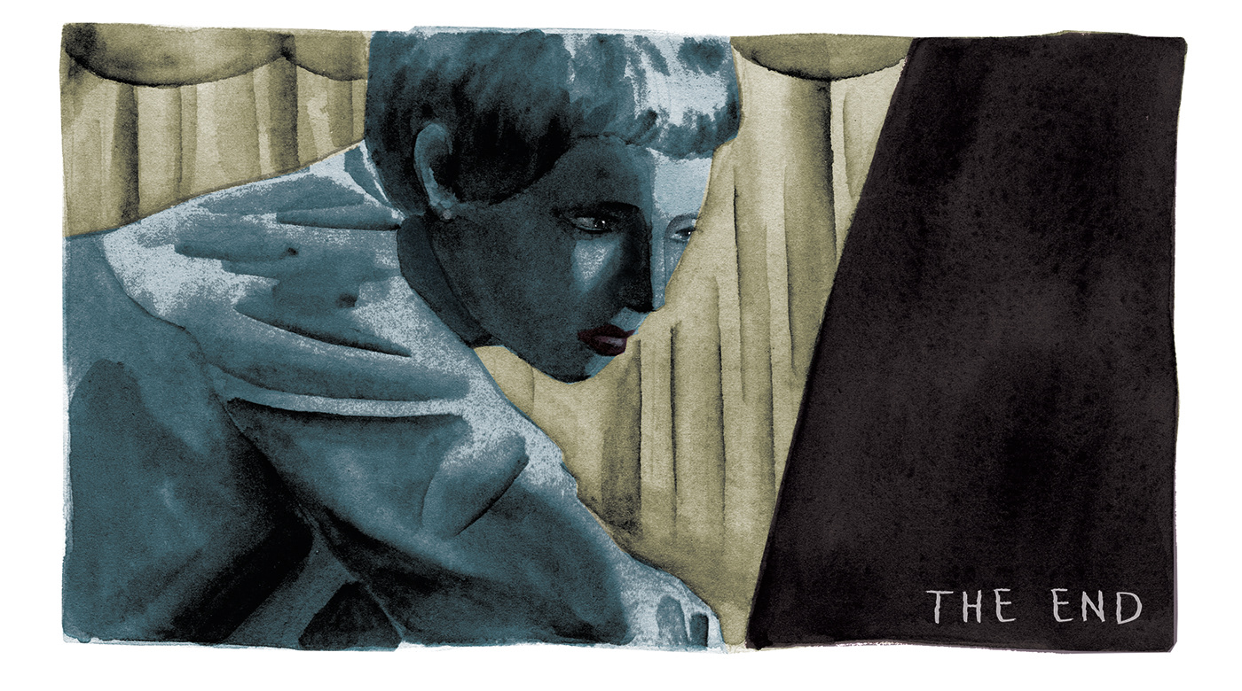book Cinema ILLUSTRATION  illustration project inspire laura angelucci movie poster rosemary's baby watercolor