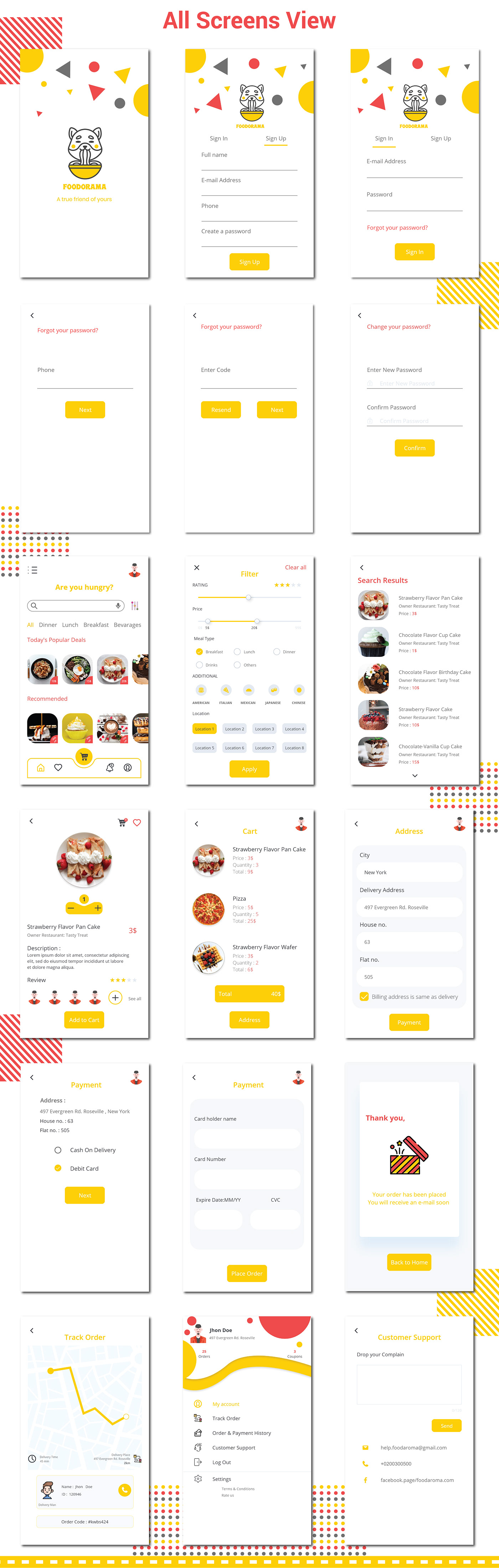 app design food delivery app graphics design Home delivery app Mobile app mobile app design UI UI/UX ux