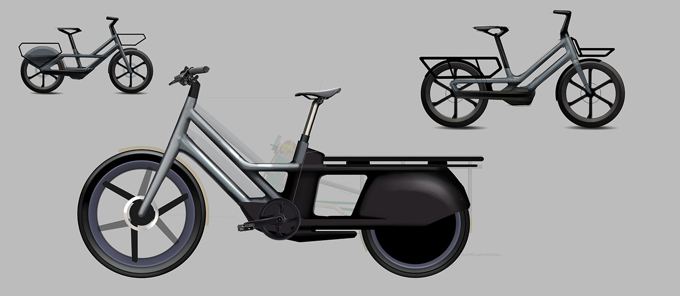 Bicycle Bike Cargo specialized bike design mobility functional utility practical Vehicle Design