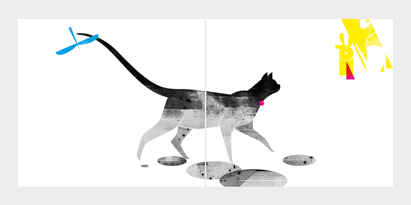 ILLUSTRATION  Digital Art  figs game Cat love song tomcat