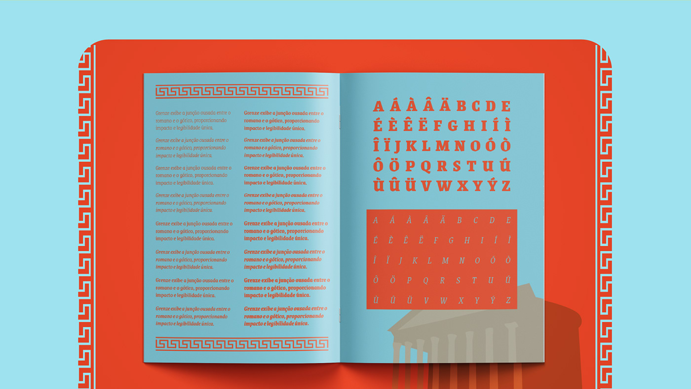 especimen tipografico tipografia type font modern design gráfico eBAC Graphic Designer Specimen typography tipography design