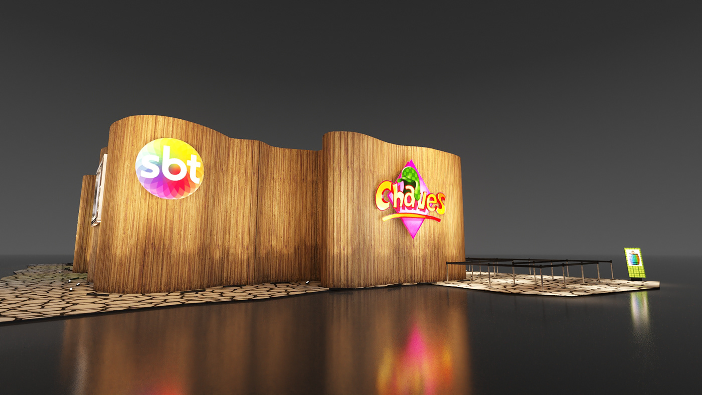 chavo del 8 chavo del ocho chapulin colorado Exhibition Design  exposition 3ds max corona render  chesperito Chesperito chaves