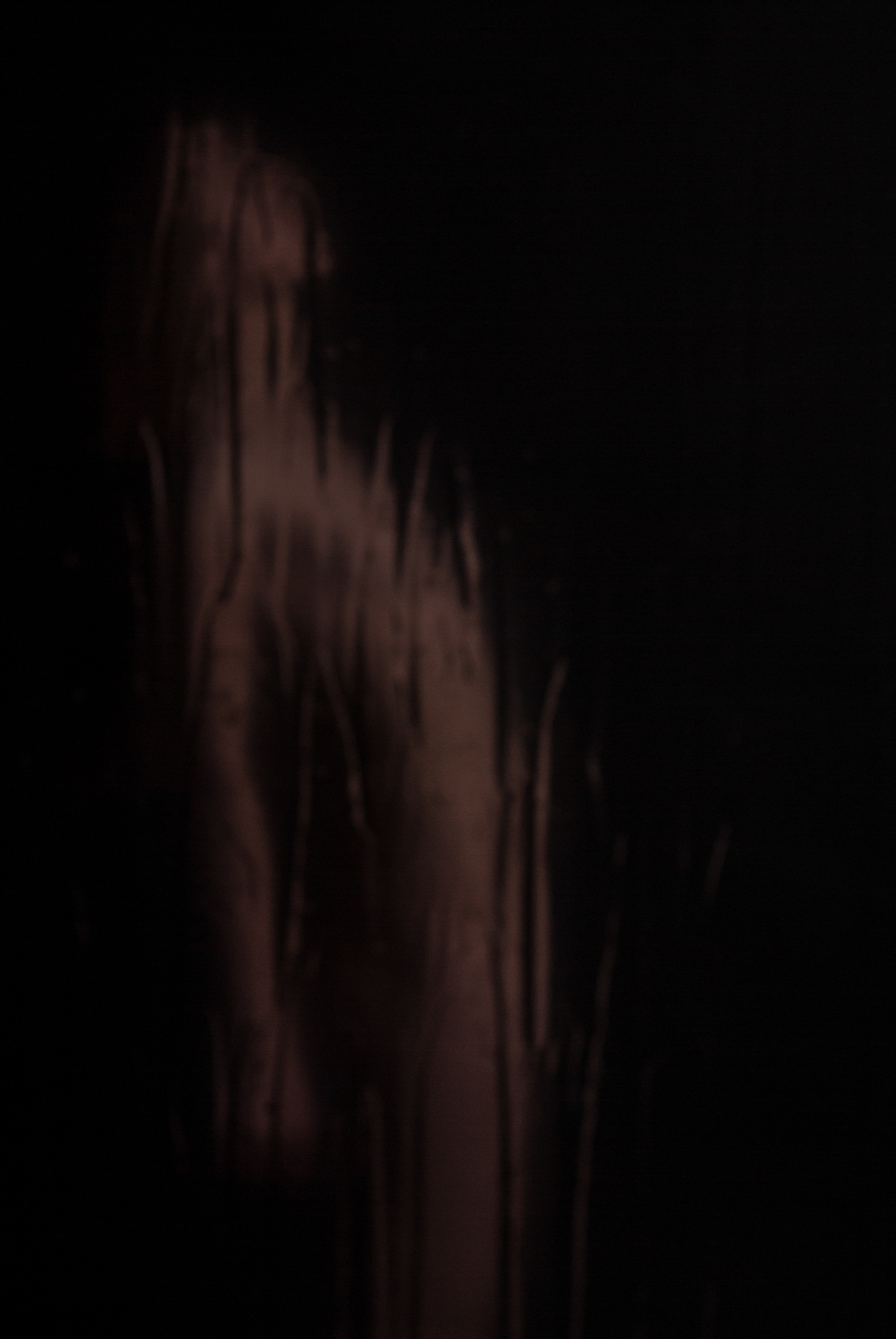 girl blurred Silhouette pose nude black nu impressionism