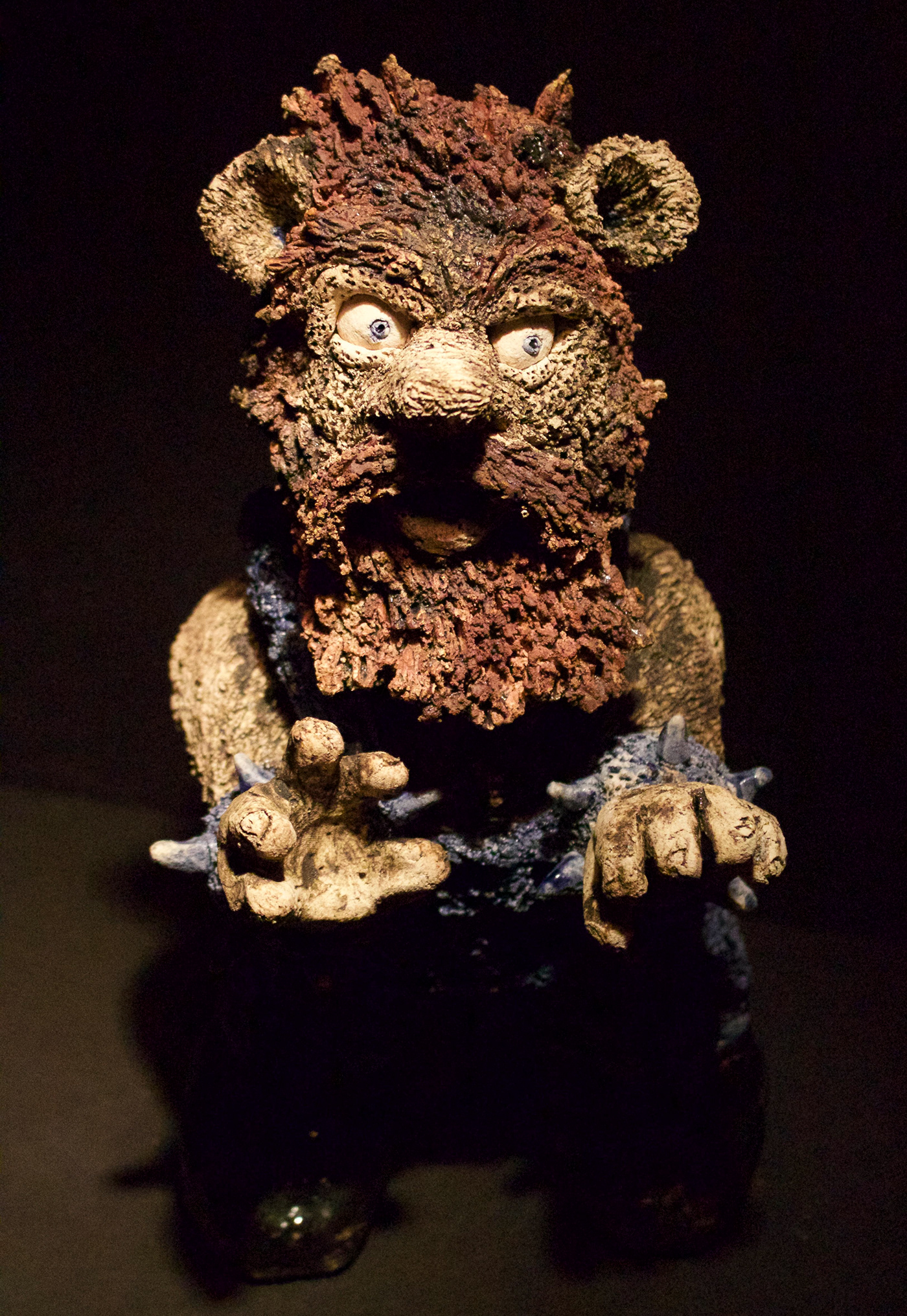 norway mythology clay Character ceramics  bear modeling norks Scandinavia bearman bjorn Gargokken textures art sculpture