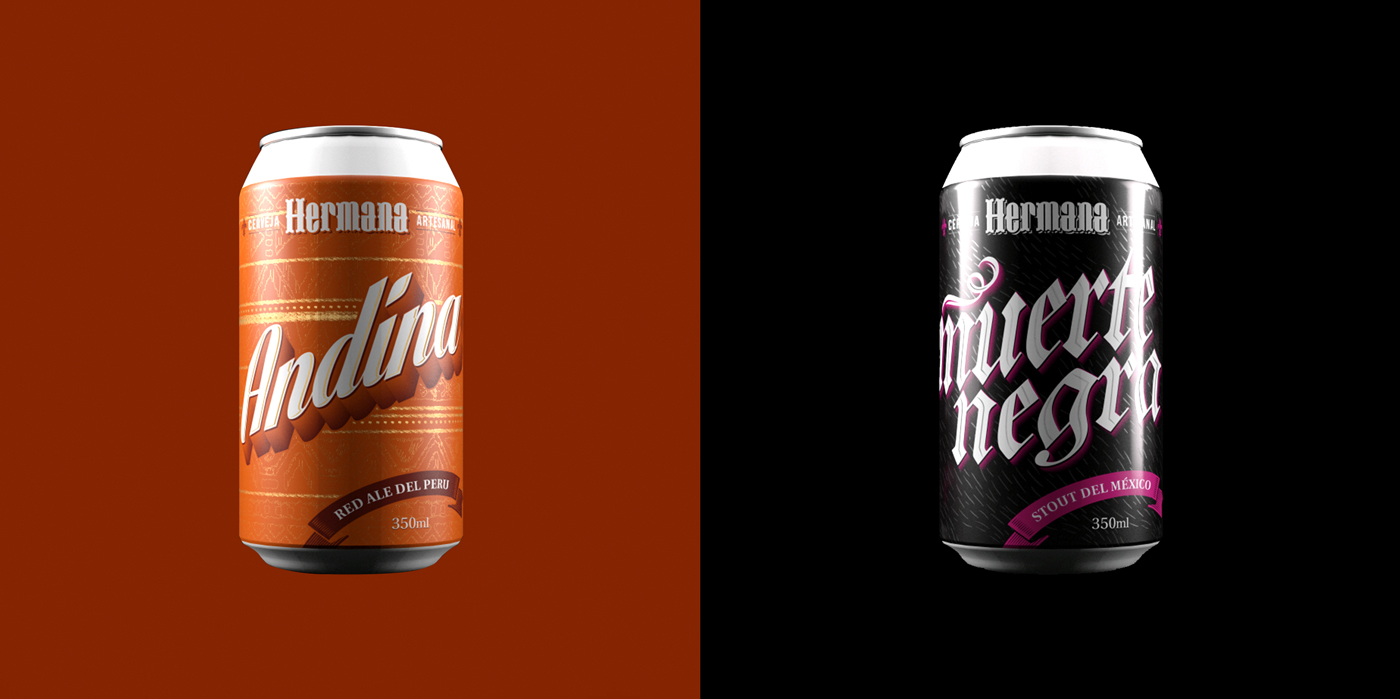 beer package typography   Packaging type identity 3D Cerveja craft logo