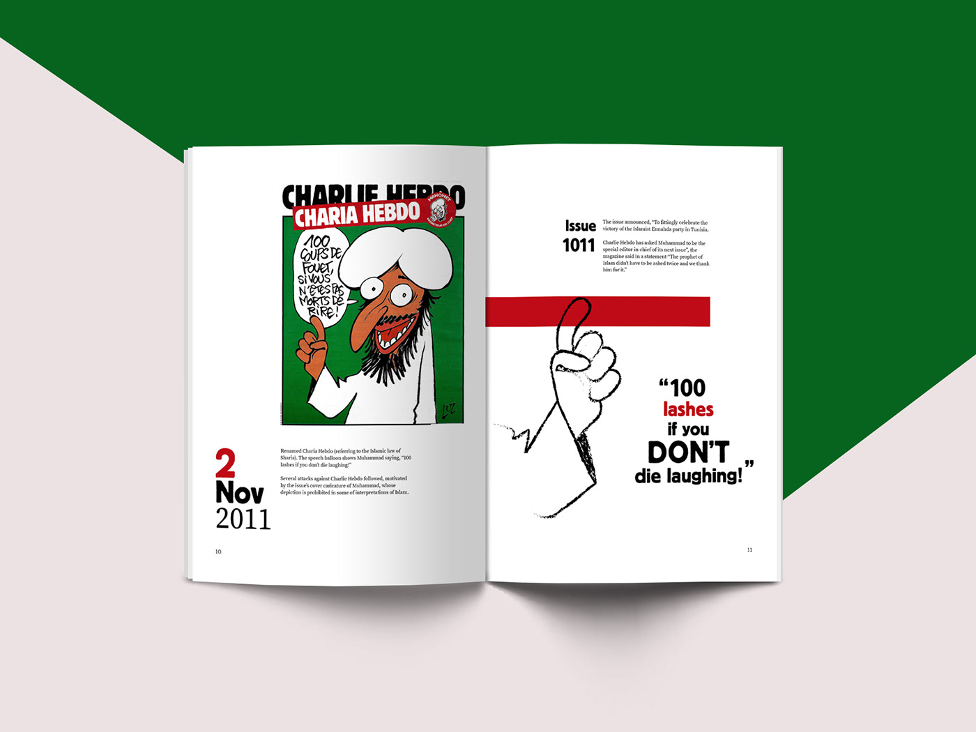 publication magazine book CharlieHebdo‬ bold adobeawards