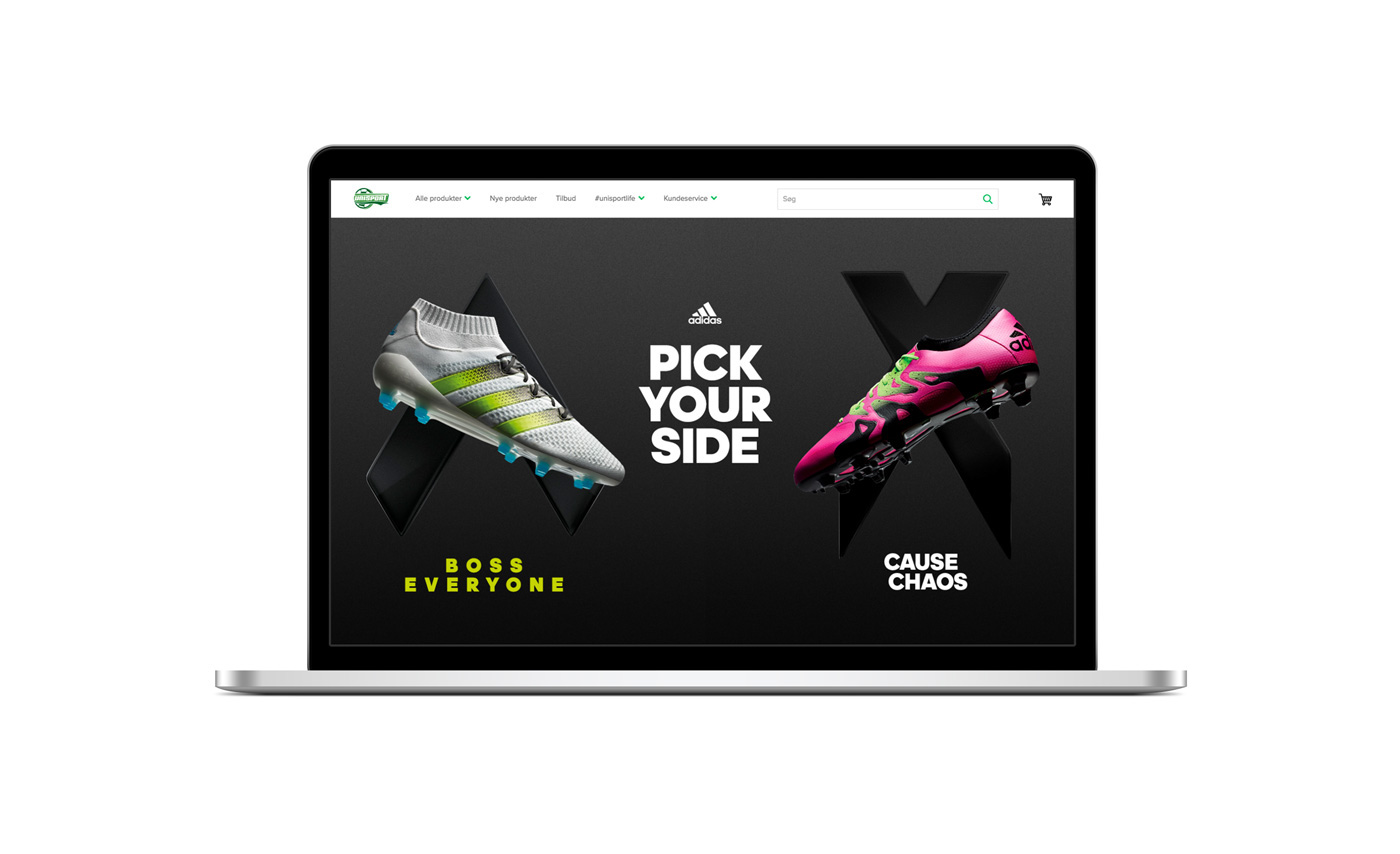 football soccer adidas microsite Webdesign
