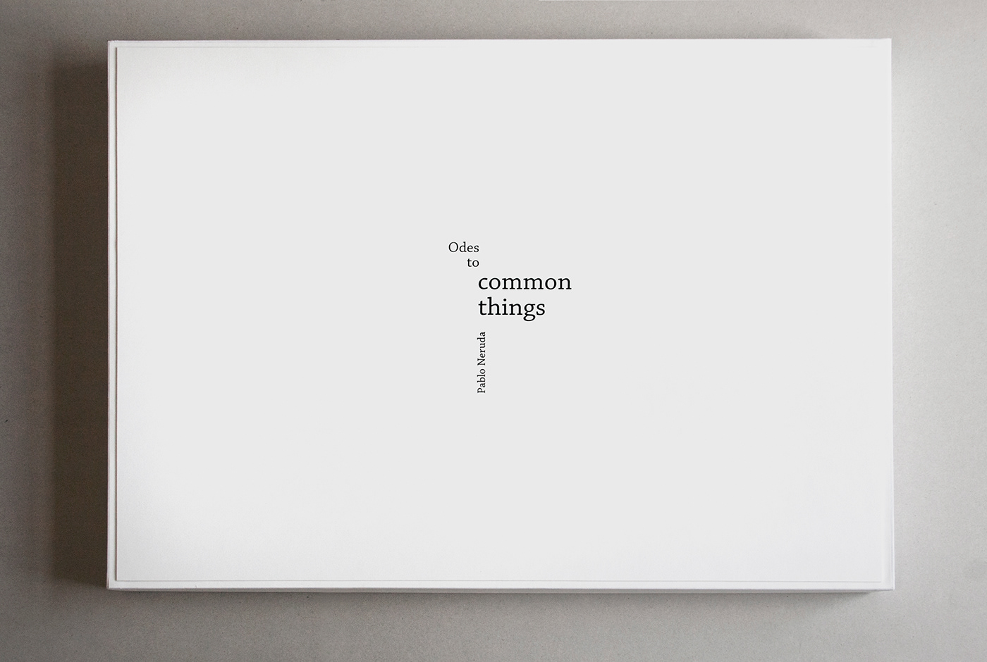 book design artistic book pablo neruda Poetry  Book Series book box book objects things Metamorphosis graphic design 
