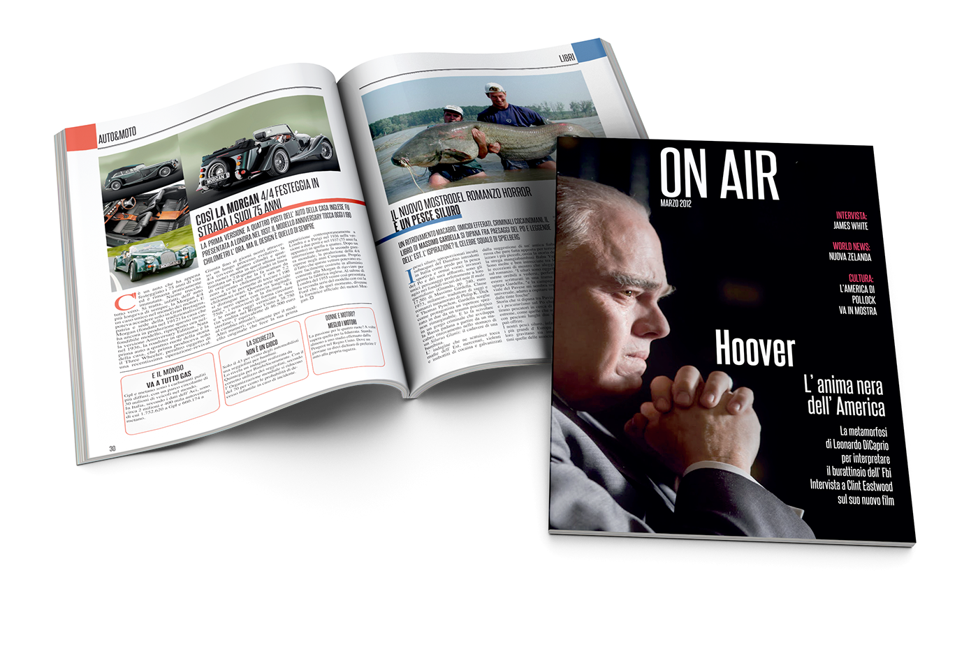 magazine editorial design Layout on air flyght